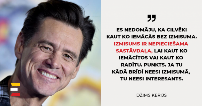 Džims Kerijs un viņa 20 atziņas