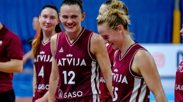 Latvijas basketbolistēm svarīga cīņa pret Nīderlandi