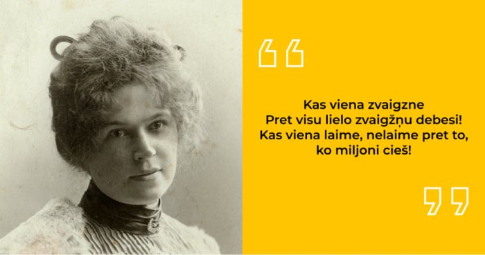 10 spilgti Aspazijas citāti, atziņas un aforismi. Vērts izlasīt!