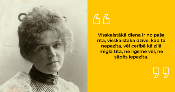 10 spilgti Aspazijas citāti, atziņas un aforismi. Vērts izlasīt!