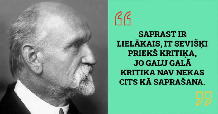 Par kritikas būtību.