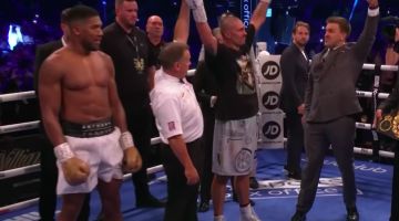 VIDEO: Noskaties vēlreiz, kā USIKS apstrādā DŽOŠUA un tiek pie čempionu jostām